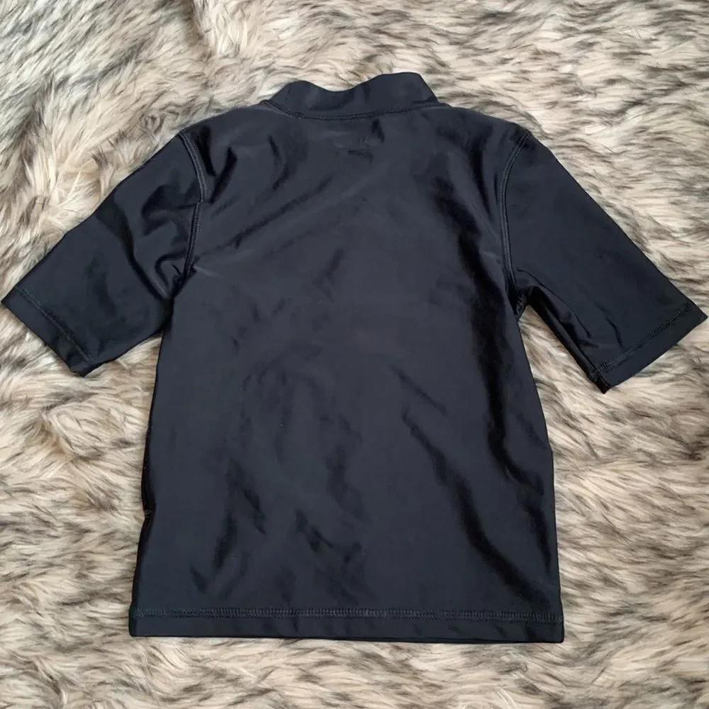 Cherokee Boys Swim Shirt Rash Guard Swimwear XS(4/5) black